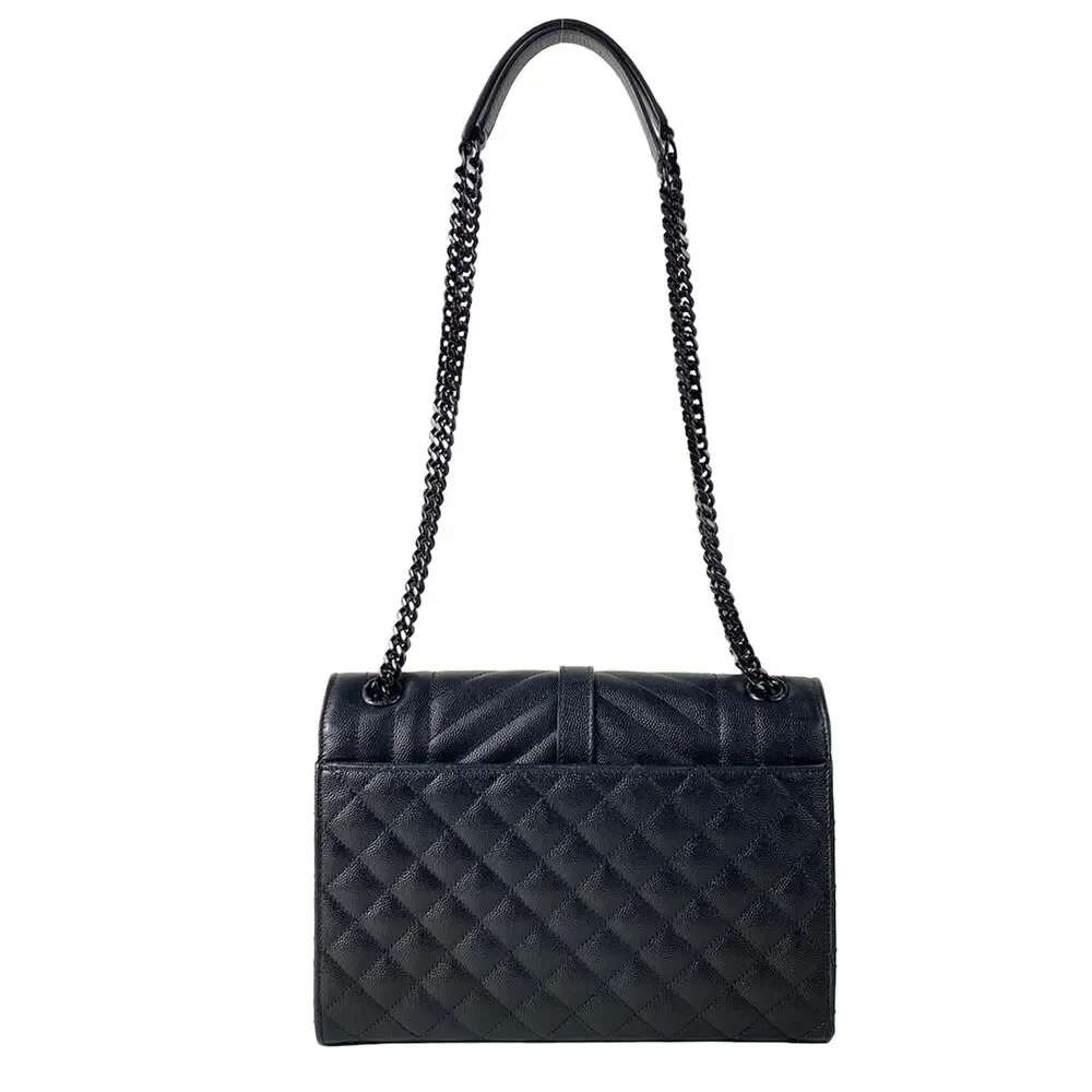 Saint Laurent PARIS Classic Monogram Saint Laurent Satchel Shoulder Bag 428134